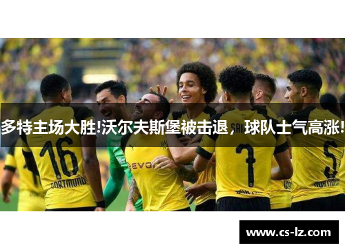 多特主场大胜!沃尔夫斯堡被击退，球队士气高涨!